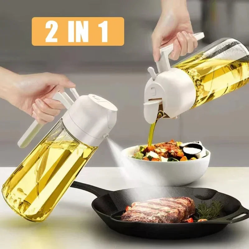 Garrafa 2 em 1 Pulverizador de óleo 500ml  de plástico e Dispenser de meio litro !!!   NÃO PERCA 
Pulverizador de Azeite de cozinha para churrasco, a mais pratica do mercado.    SUPER OFERTA SÓ NA Gold
O PORTA AZEITE MAIS